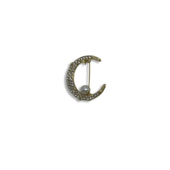 Moon brooch